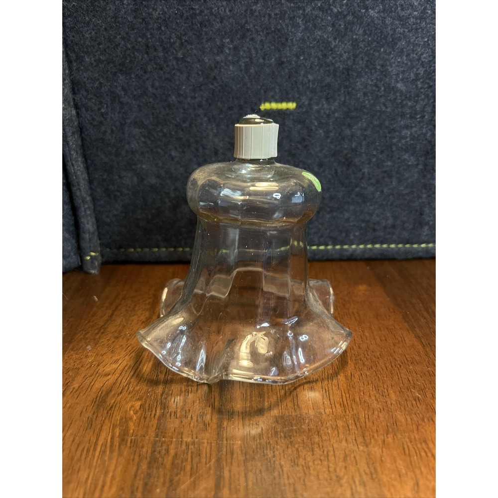 Vintage HOME‎ INTERIORS/ HOMCO clear ruffle votive cup - CANDLE HOLDERS EUC